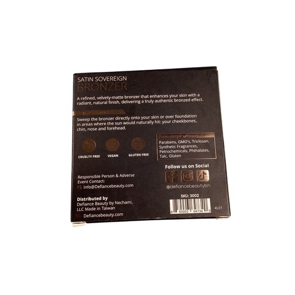 Defiance Beauty Satin Sovereign Bronzer Shade Immortal Envy 7g Radiant Finish - Picture 4 of 4